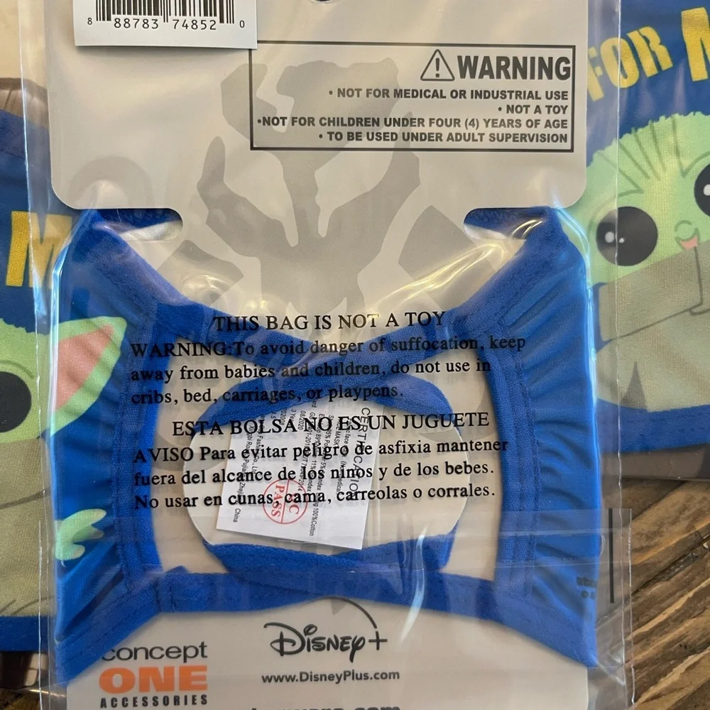 🧸 Star Wars Mandalorian Fabric Face Mask Kids Lot of 6